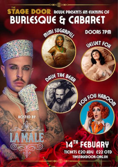 The Stage Door Revue Burlesque & Cabaret - February 2026